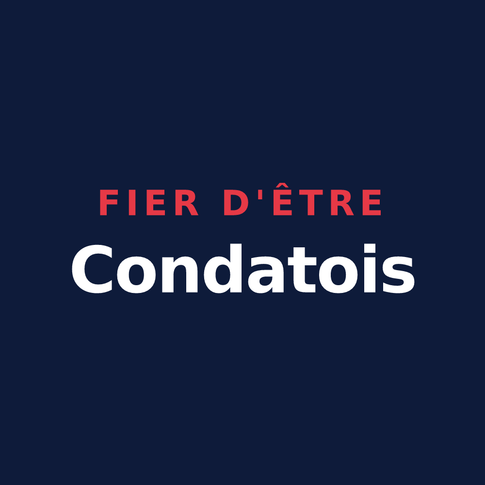 T-shirt « Fier d'être Condatois » — design pour Condat-sur-Vienne