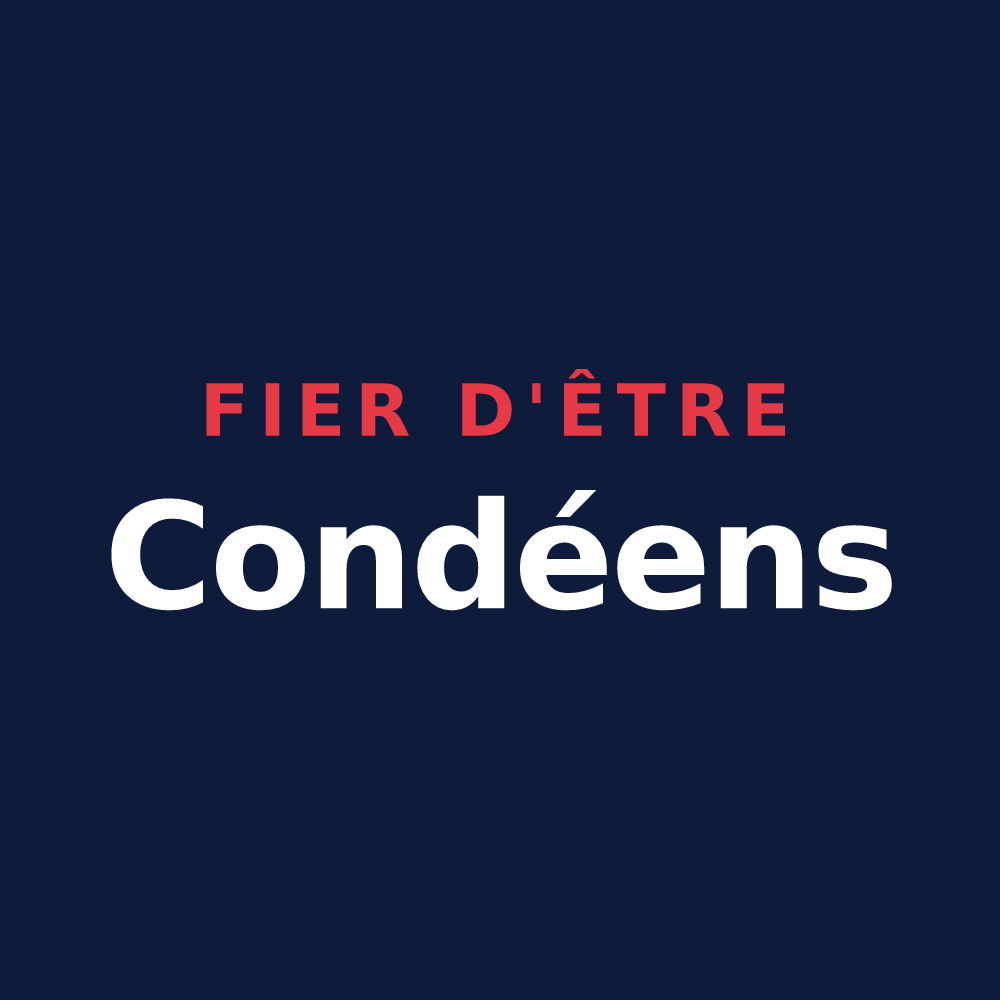 T-shirt « Fier d'être Condéens » — design pour Condé-sur-Suippe