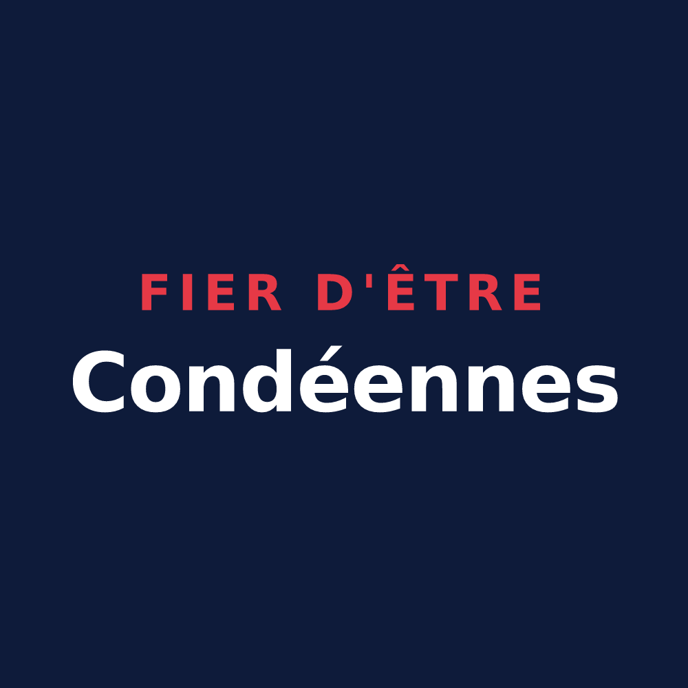 T-shirt « Fier d'être Condéennes » — design pour Condé-sur-Vesgre