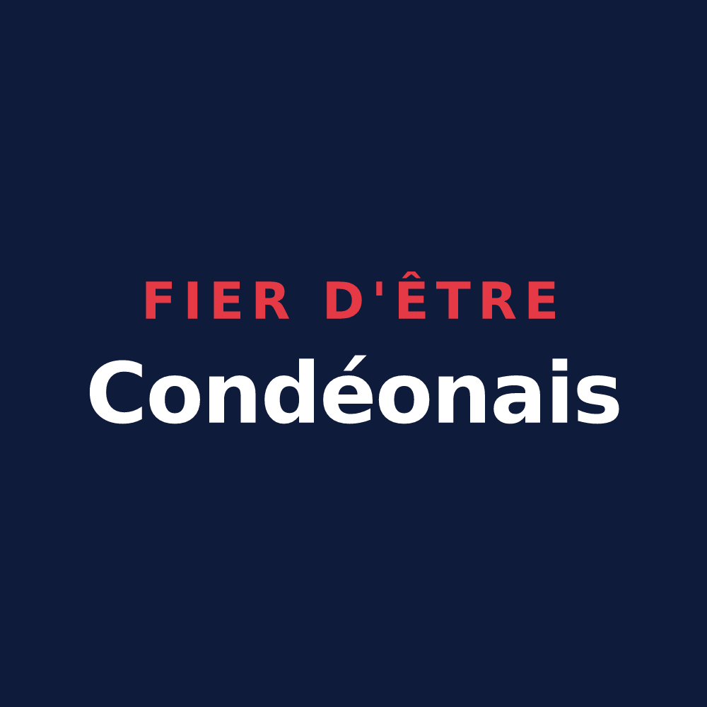 T-shirt « Fier d'être Condéonais » — design pour Condéon