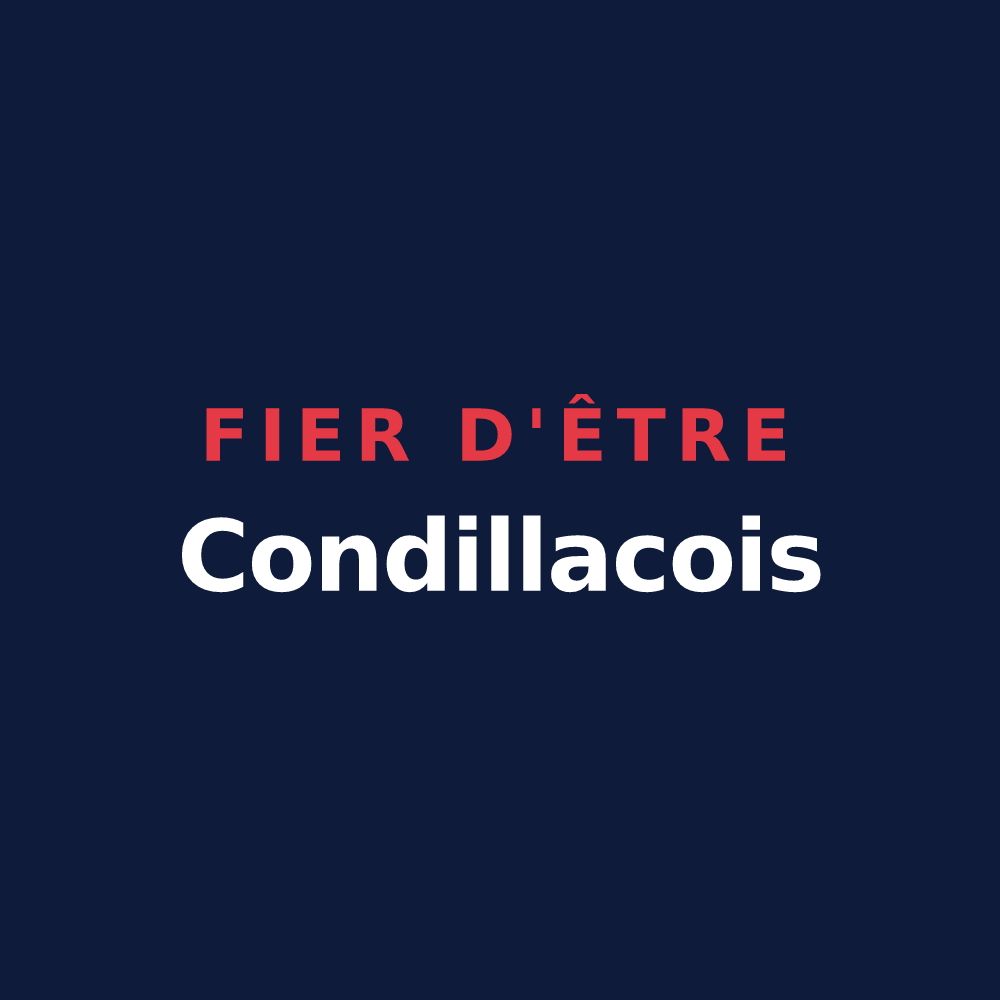 T-shirt « Fier d'être Condillacois » — design pour Condillac
