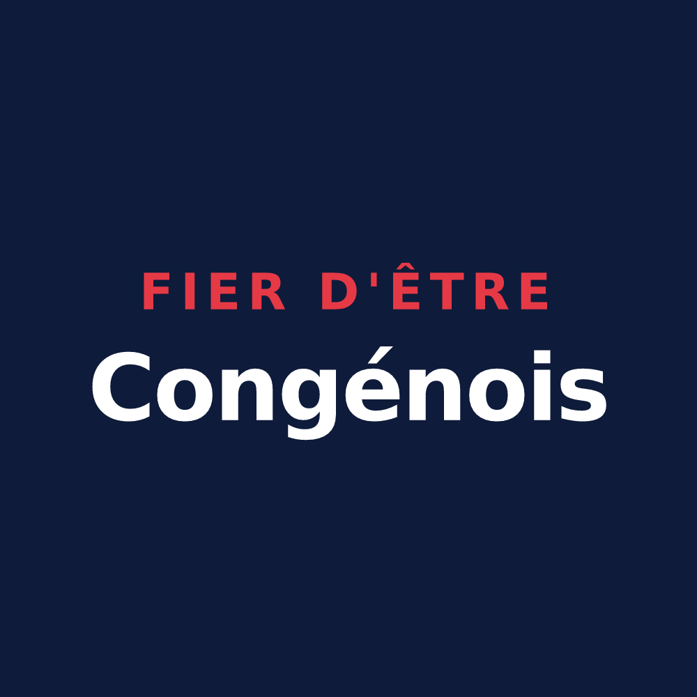 T-shirt « Fier d'être Congénois » — design pour Congénies