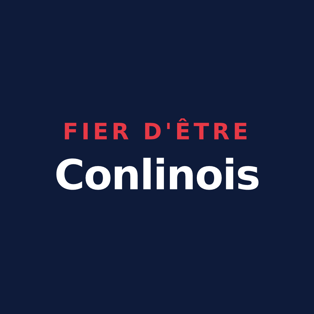 T-shirt « Fier d'être Conlinois » — design pour Conlie