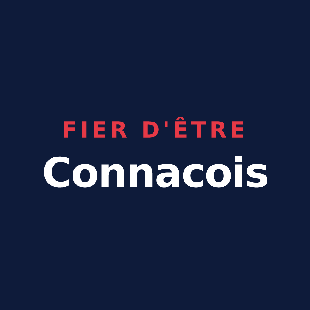 T-shirt « Fier d'être Connacois » — design pour Connac