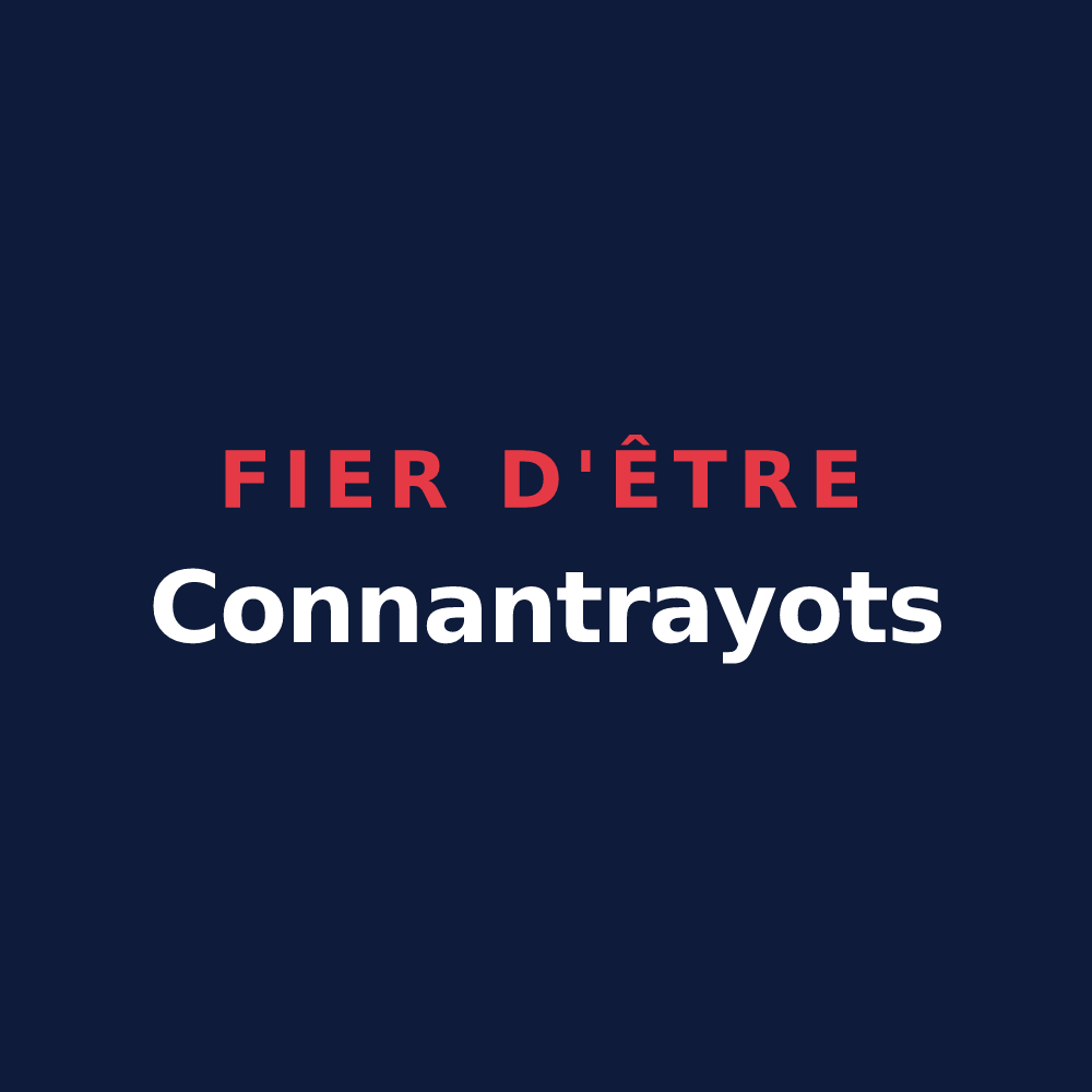 T-shirt « Fier d'être Connantrayots » — design pour Connantray-Vaurefroy