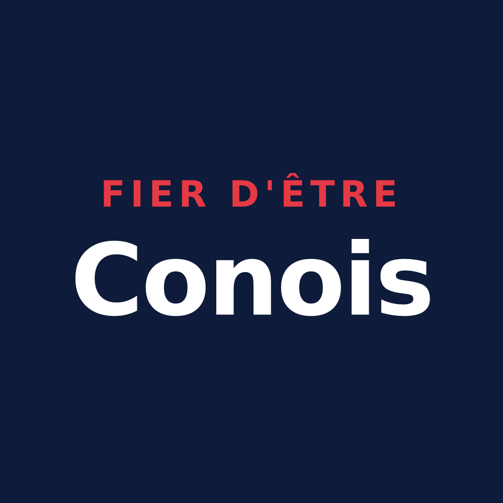 T-shirt « Fier d'être Conois » — design pour Conne-de-Labarde