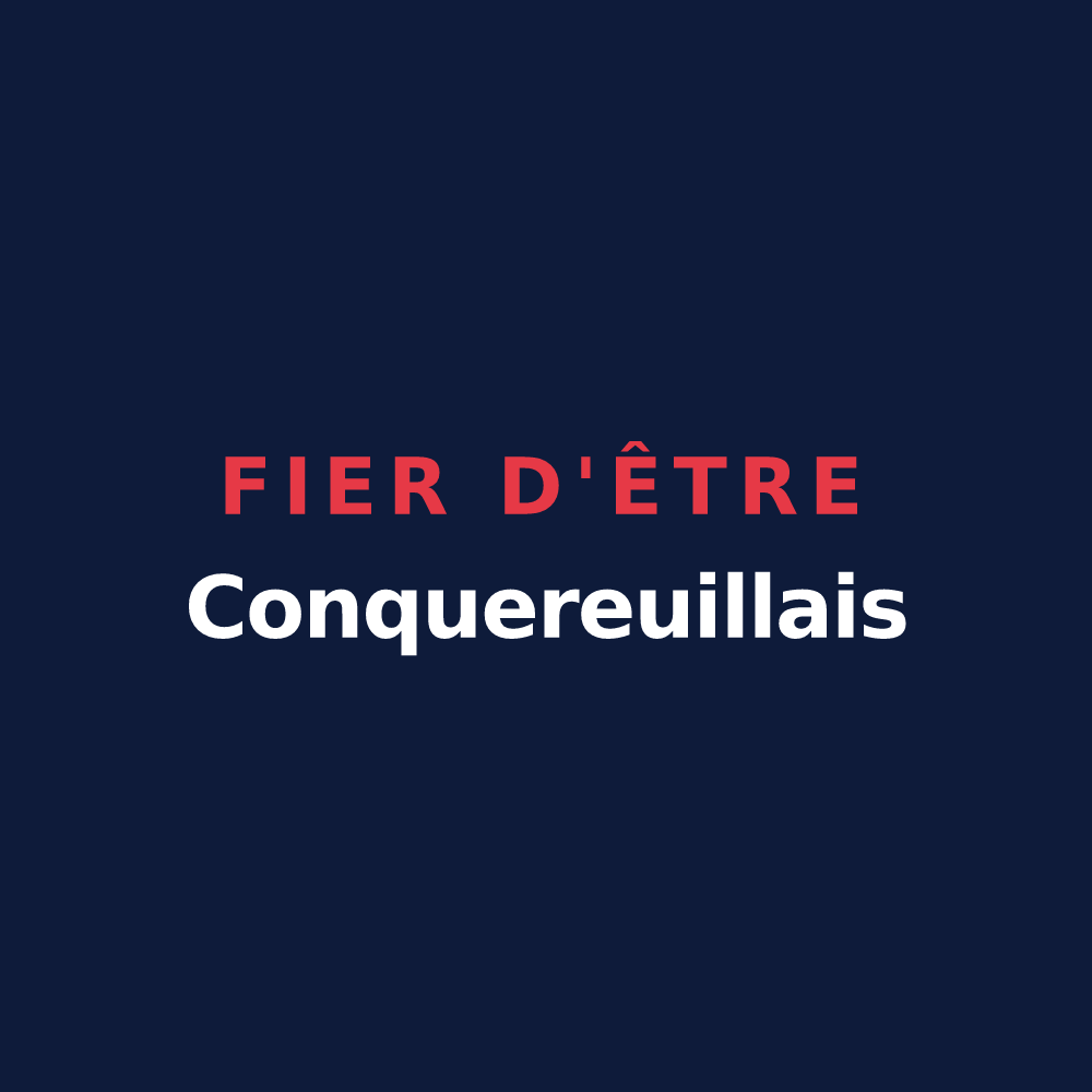 T-shirt « Fier d'être Conquereuillais » — design pour Conquereuil