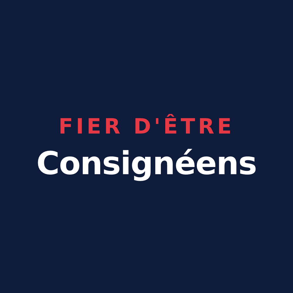 T-shirt « Fier d'être Consignéens » — design pour Consigny