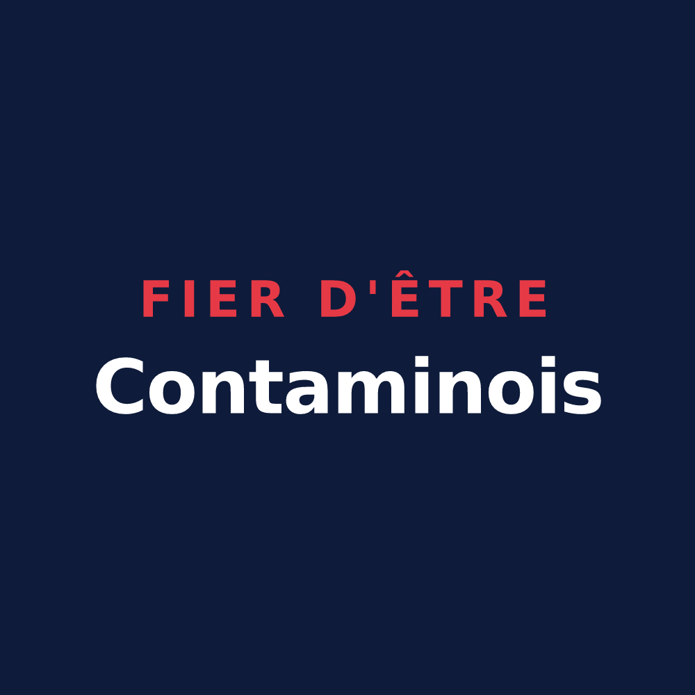 T-shirt « Fier d'être Contaminois » — design pour Contamine-Sarzin