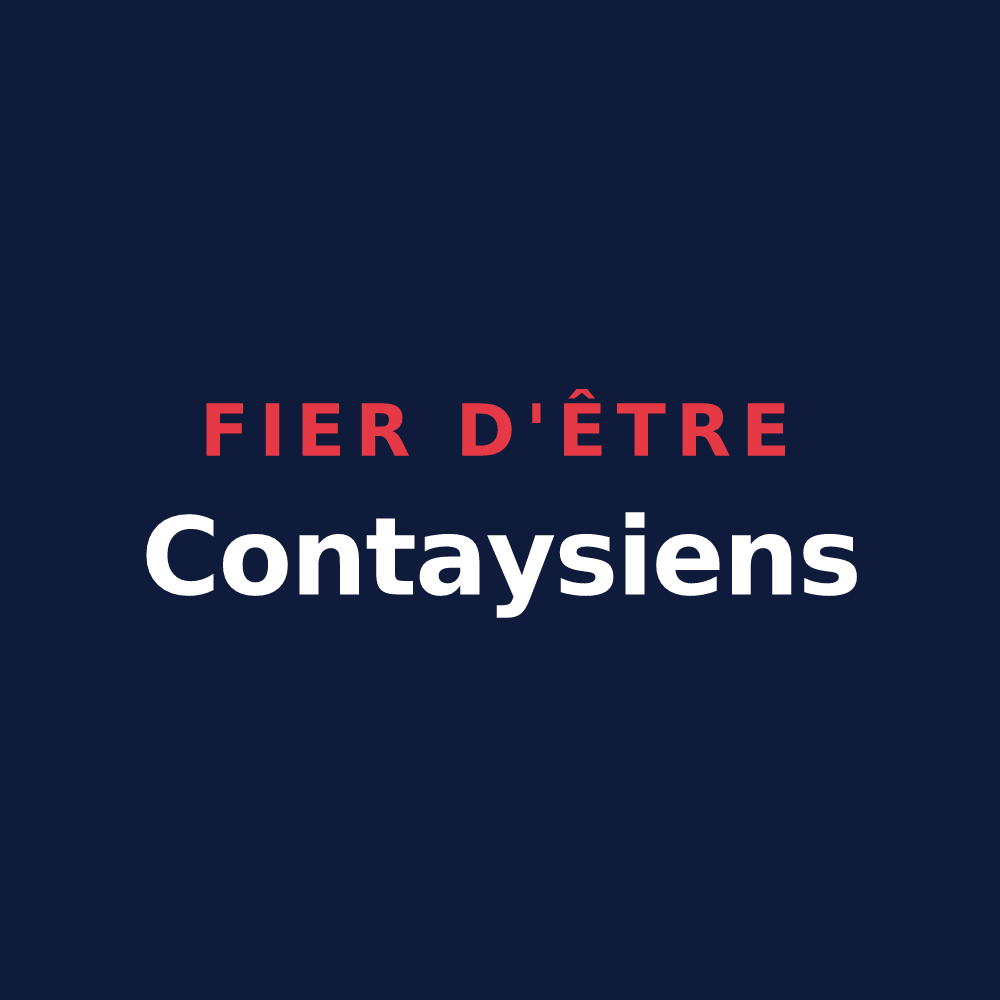 T-shirt « Fier d'être Contaysiens » — design pour Contay