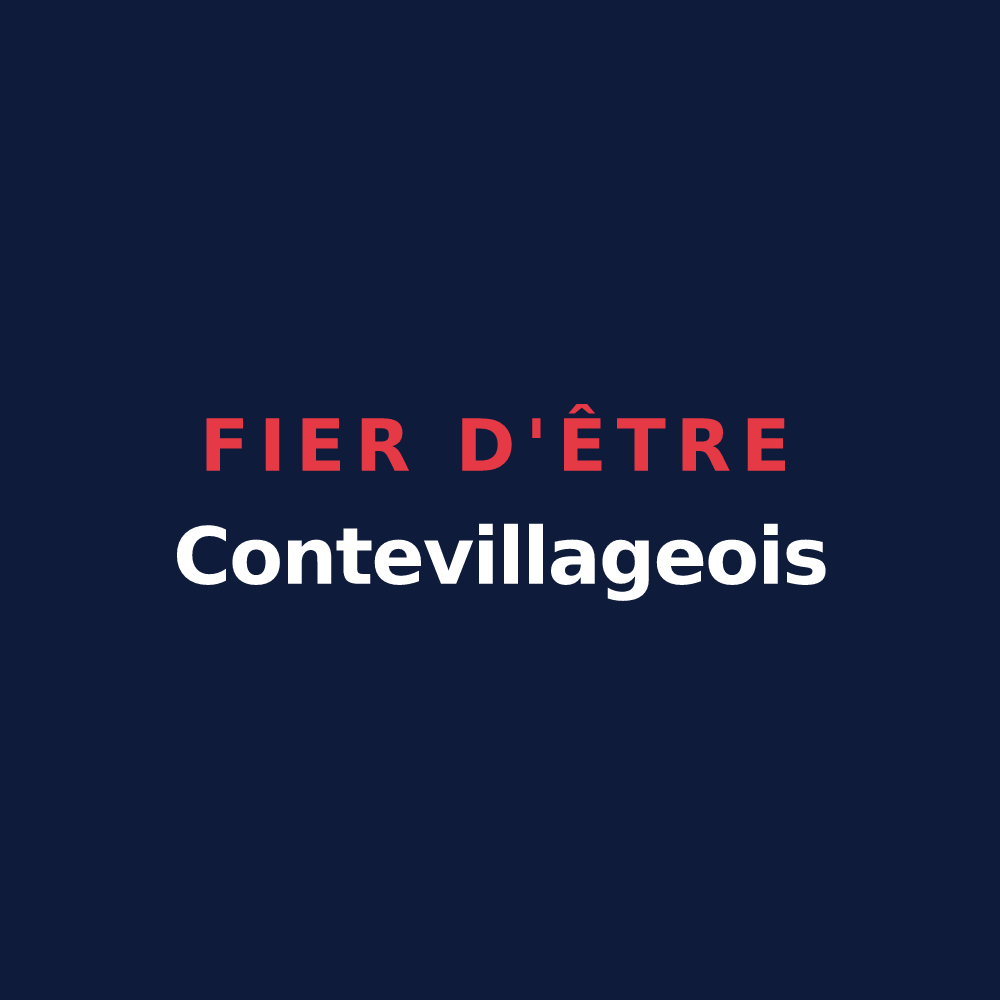 T-shirt « Fier d'être Contevillageois » — design pour Conteville