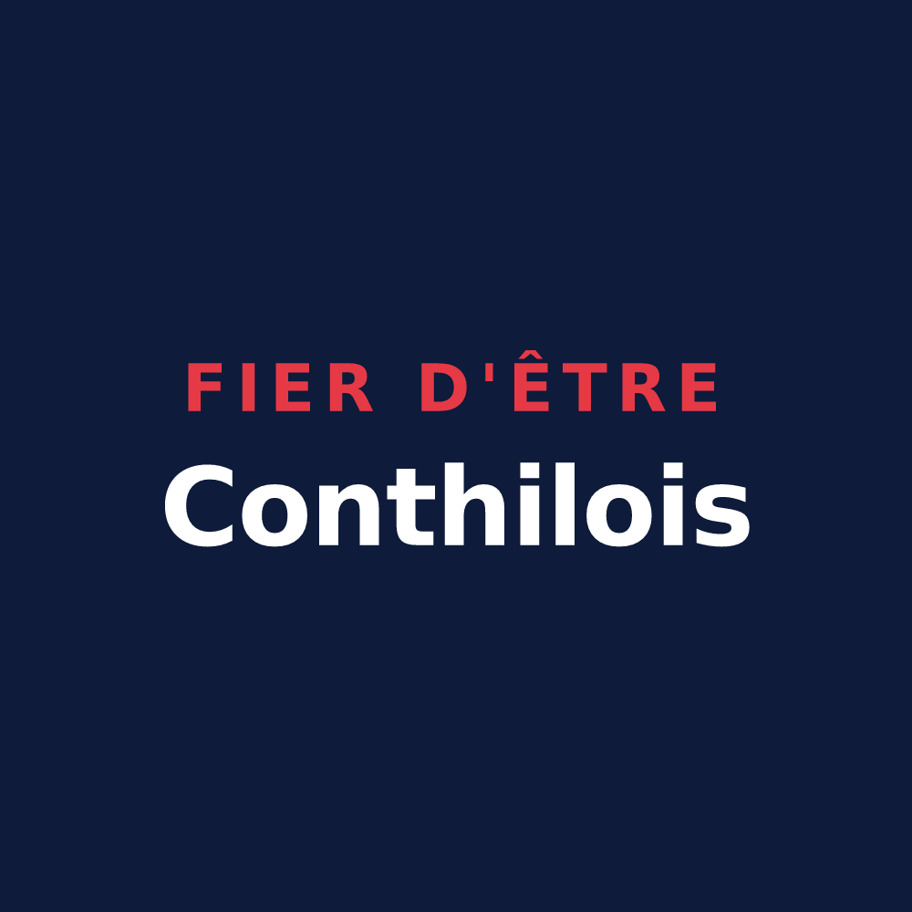 T-shirt « Fier d'être Conthilois » — design pour Conthil