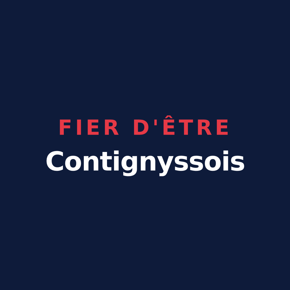 T-shirt « Fier d'être Contignyssois » — design pour Contigny
