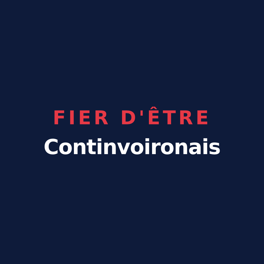 T-shirt « Fier d'être Continvoironais » — design pour Continvoir
