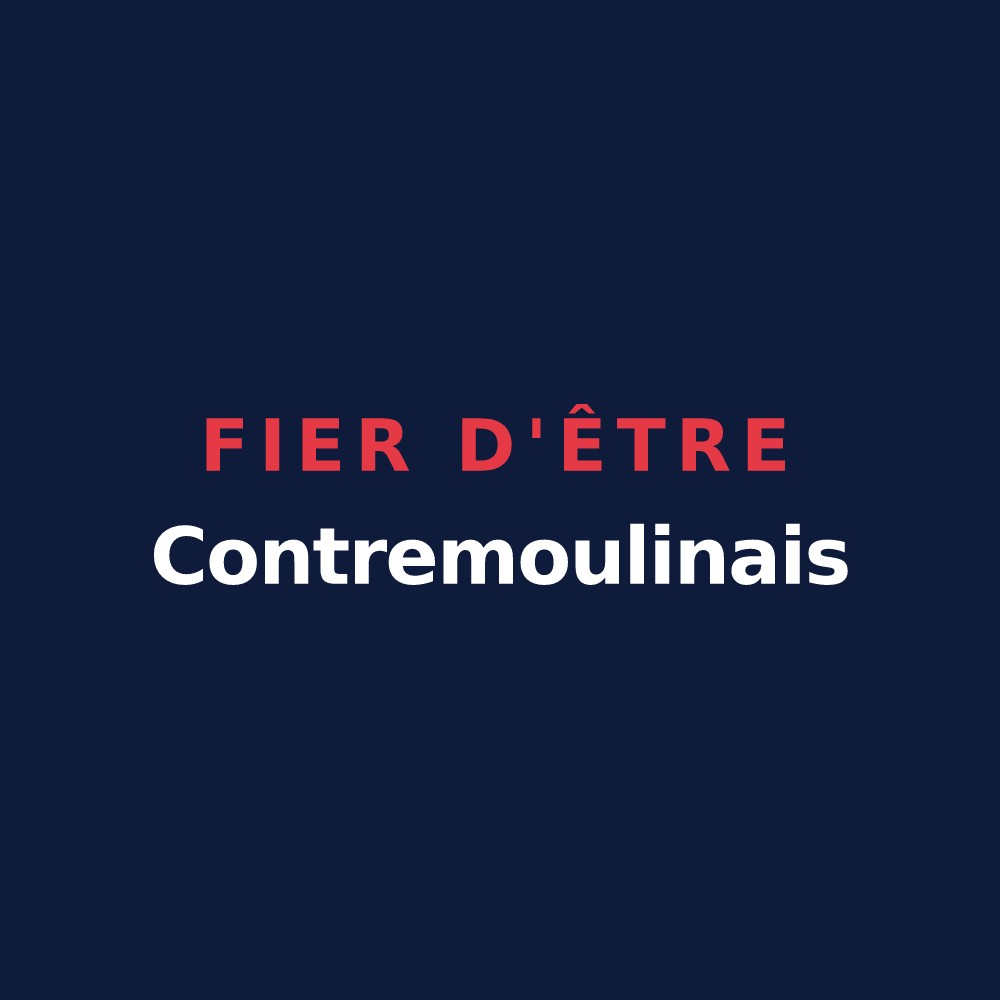T-shirt « Fier d'être Contremoulinais » — design pour Contremoulins