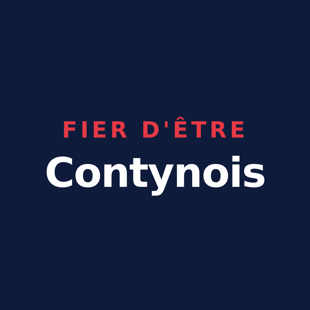 T-shirt « Fier d'être Contynois » — design pour Conty