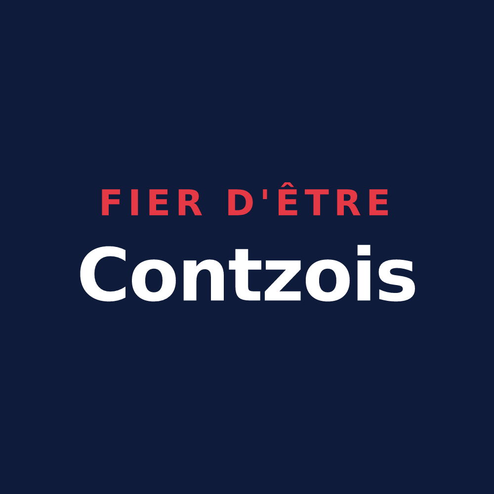 T-shirt « Fier d'être Contzois » — design pour Contz-les-Bains