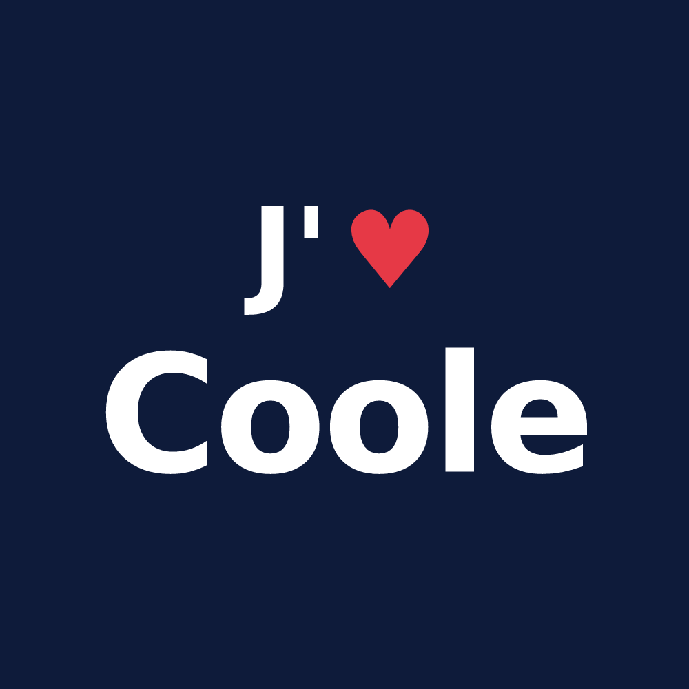 T-shirt personnalisé Coole — design J'aime Coole