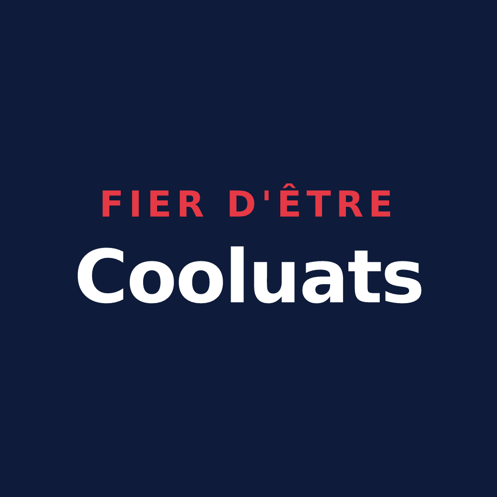 T-shirt « Fier d'être Cooluats » — design pour Coolus