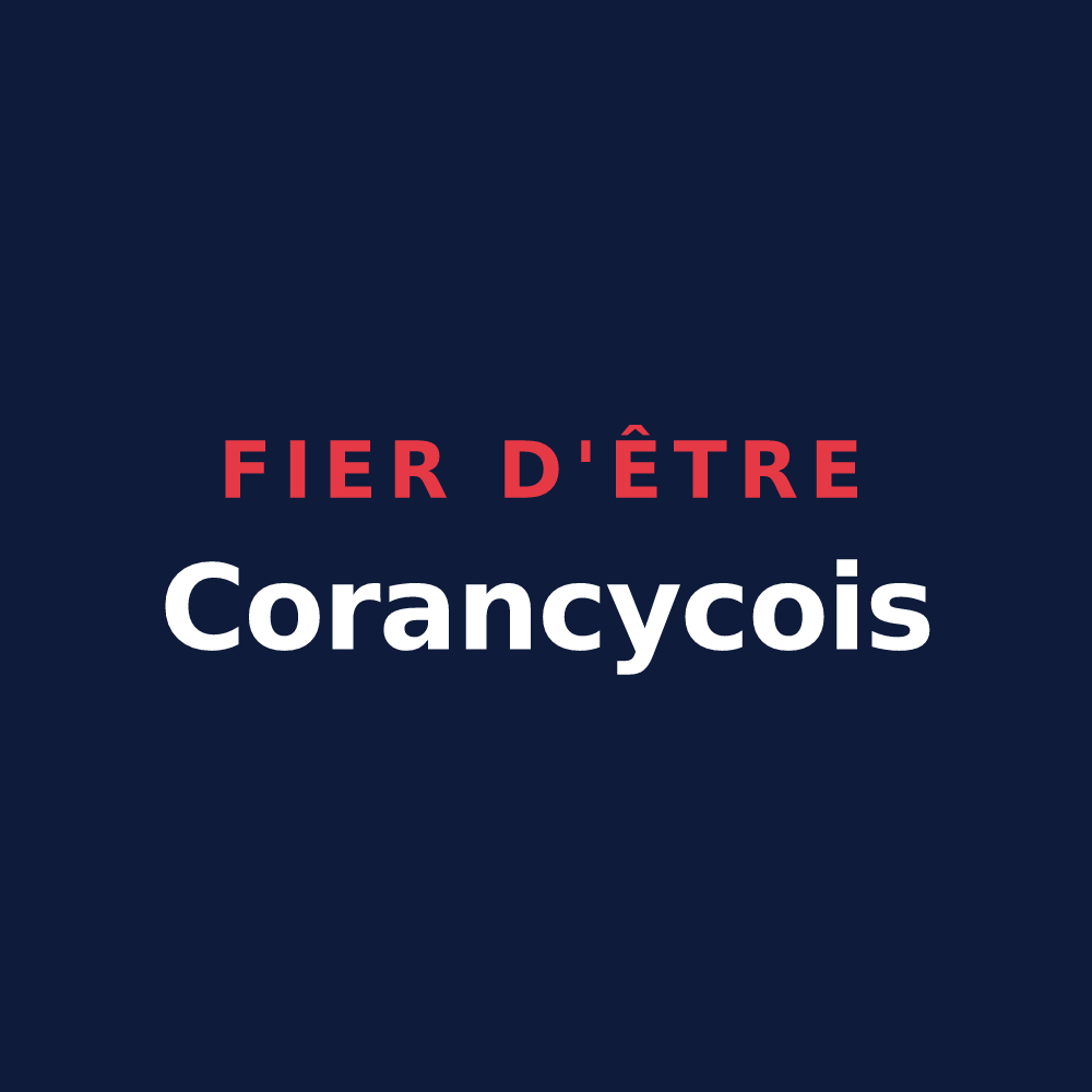 T-shirt « Fier d'être Corancycois » — design pour Corancy
