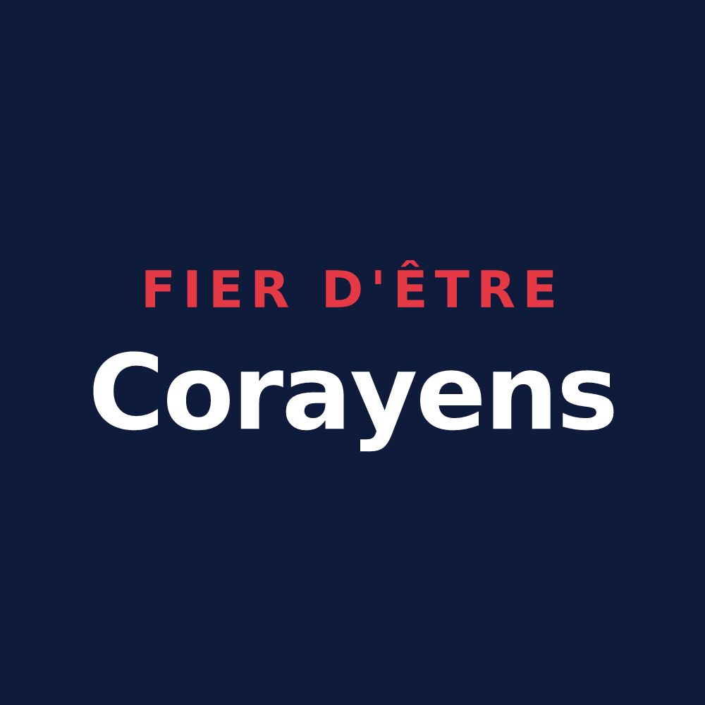 T-shirt « Fier d'être Corayens » — design pour Coray