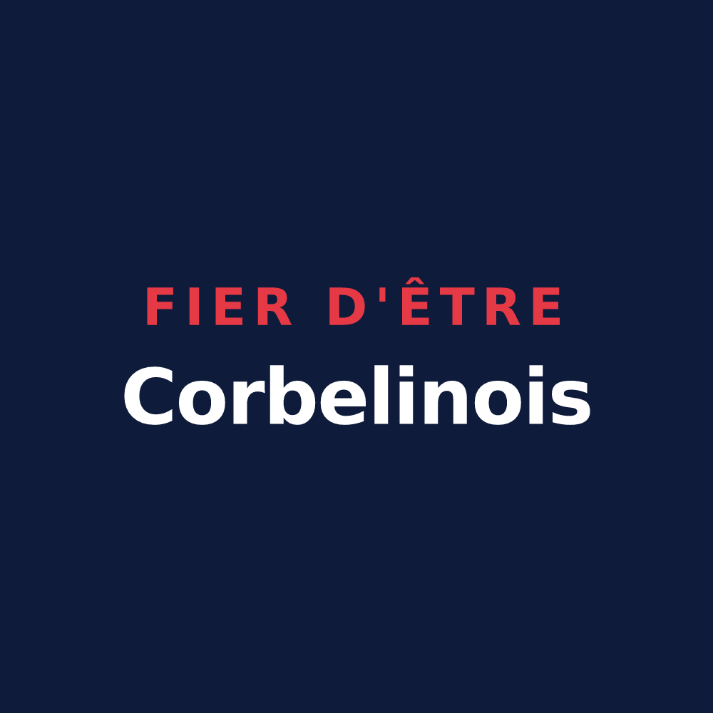 T-shirt « Fier d'être Corbelinois » — design pour Corbelin