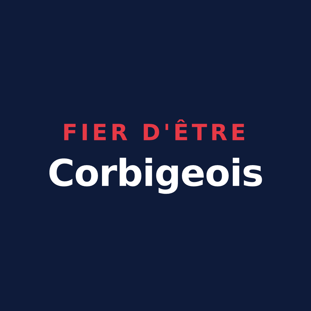 T-shirt « Fier d'être Corbigeois » — design pour Corbigny