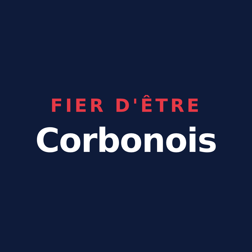 T-shirt « Fier d'être Corbonois » — design pour Corbonod