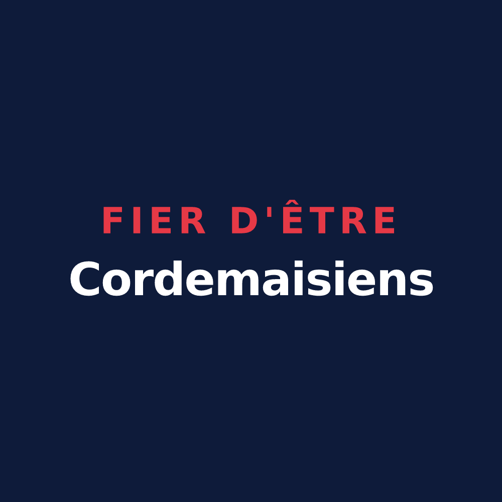 T-shirt « Fier d'être Cordemaisiens » — design pour Cordemais