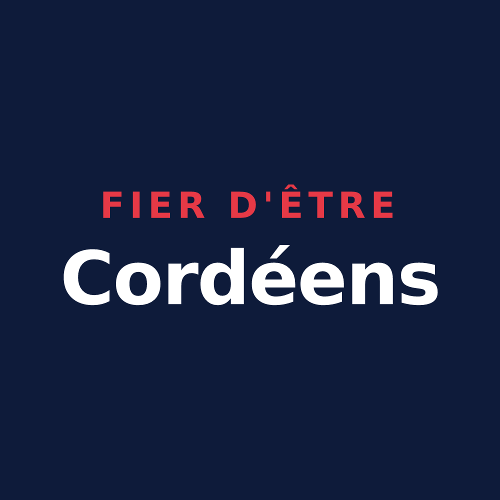 T-shirt « Fier d'être Cordéens » — design pour Cordey