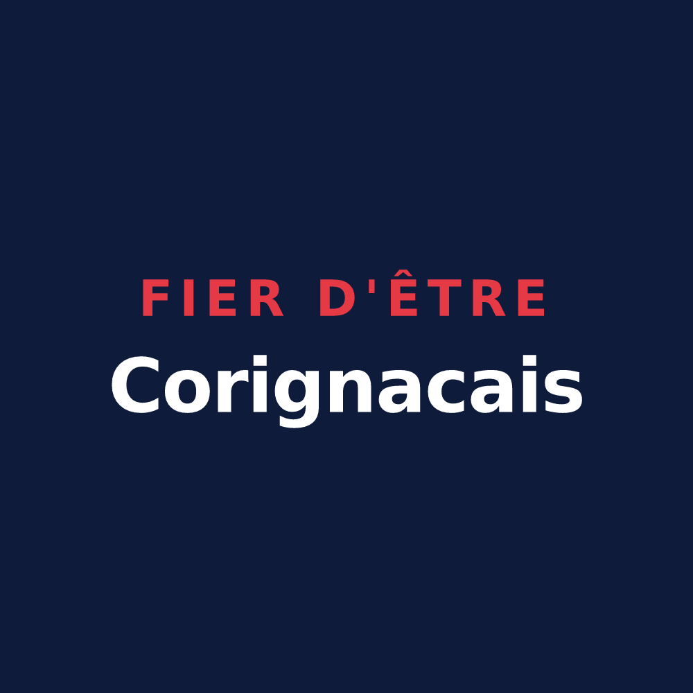 T-shirt « Fier d'être Corignacais » — design pour Corignac