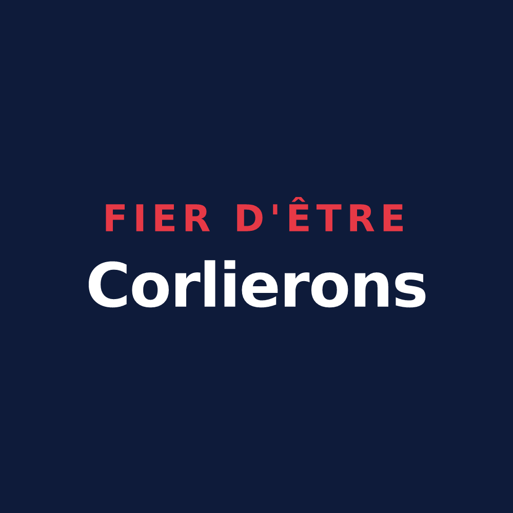 T-shirt « Fier d'être Corlierons » — design pour Corlier