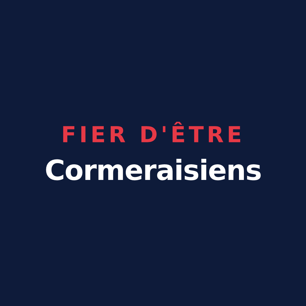 T-shirt « Fier d'être Cormeraisiens » — design pour Cormeray