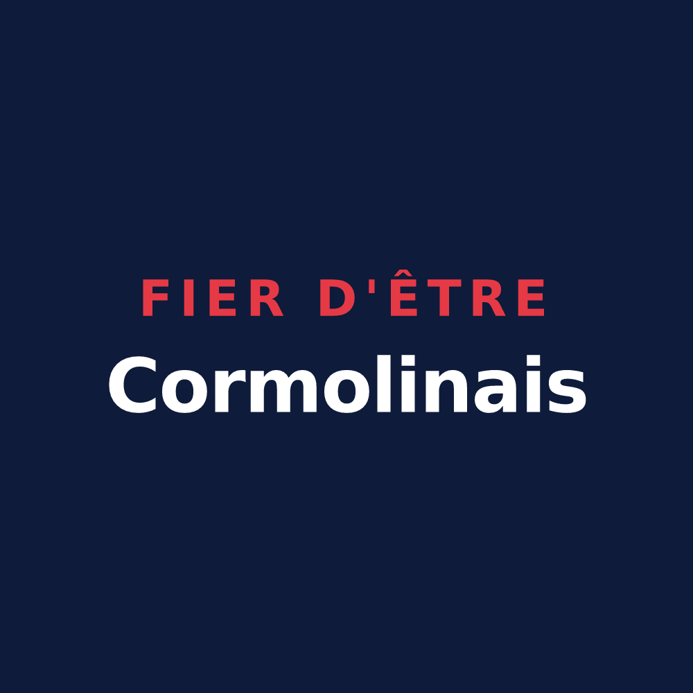 T-shirt « Fier d'être Cormolinais » — design pour Cormolain