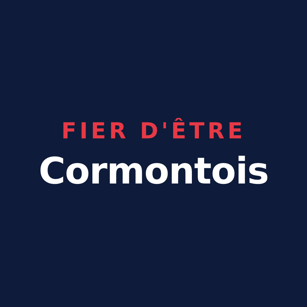 T-shirt « Fier d'être Cormontois » — design pour Cormont