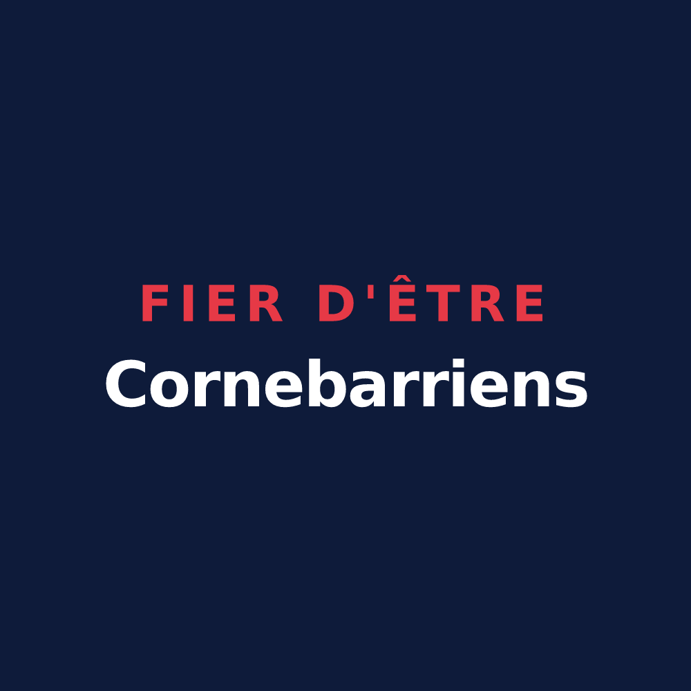T-shirt « Fier d'être Cornebarriens » — design pour Cornebarrieu