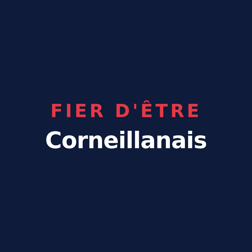 T-shirt « Fier d'être Corneillanais » — design pour Corneillan