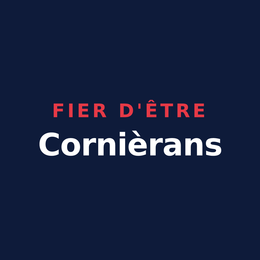 T-shirt « Fier d'être Cornièrans » — design pour Cornier