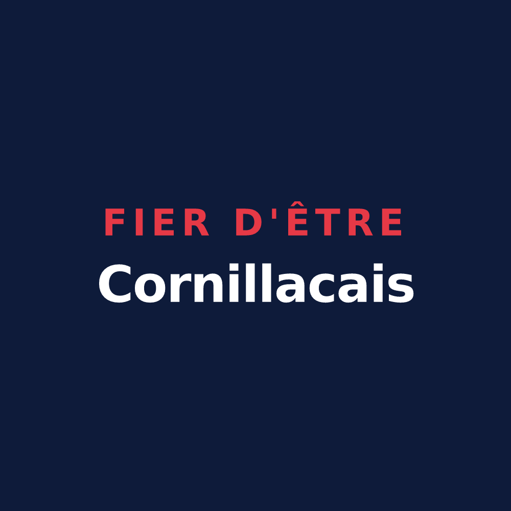 T-shirt « Fier d'être Cornillacais » — design pour Cornillac