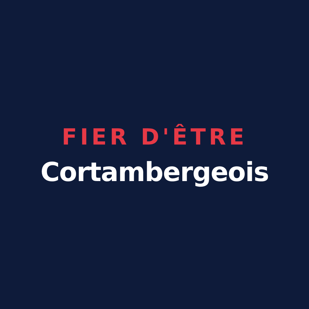 T-shirt « Fier d'être Cortambergeois » — design pour Cortambert