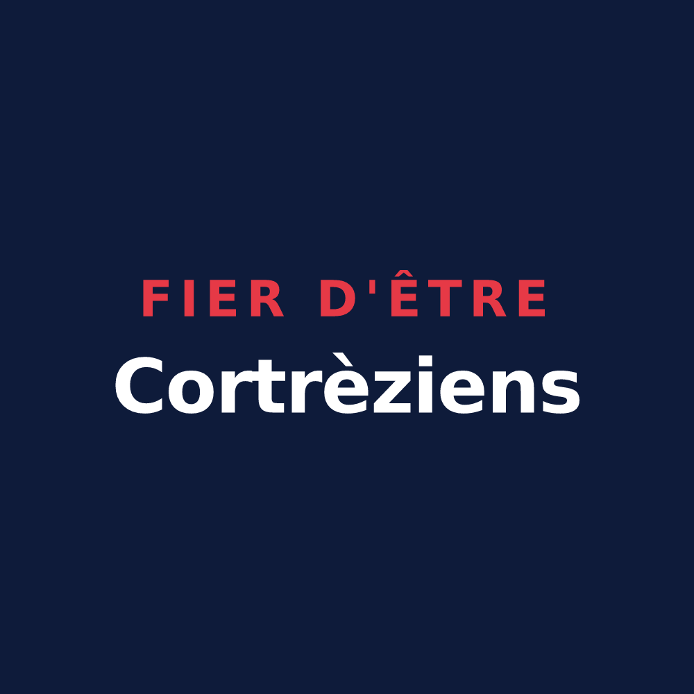 T-shirt « Fier d'être Cortrèziens » — design pour Cortrat