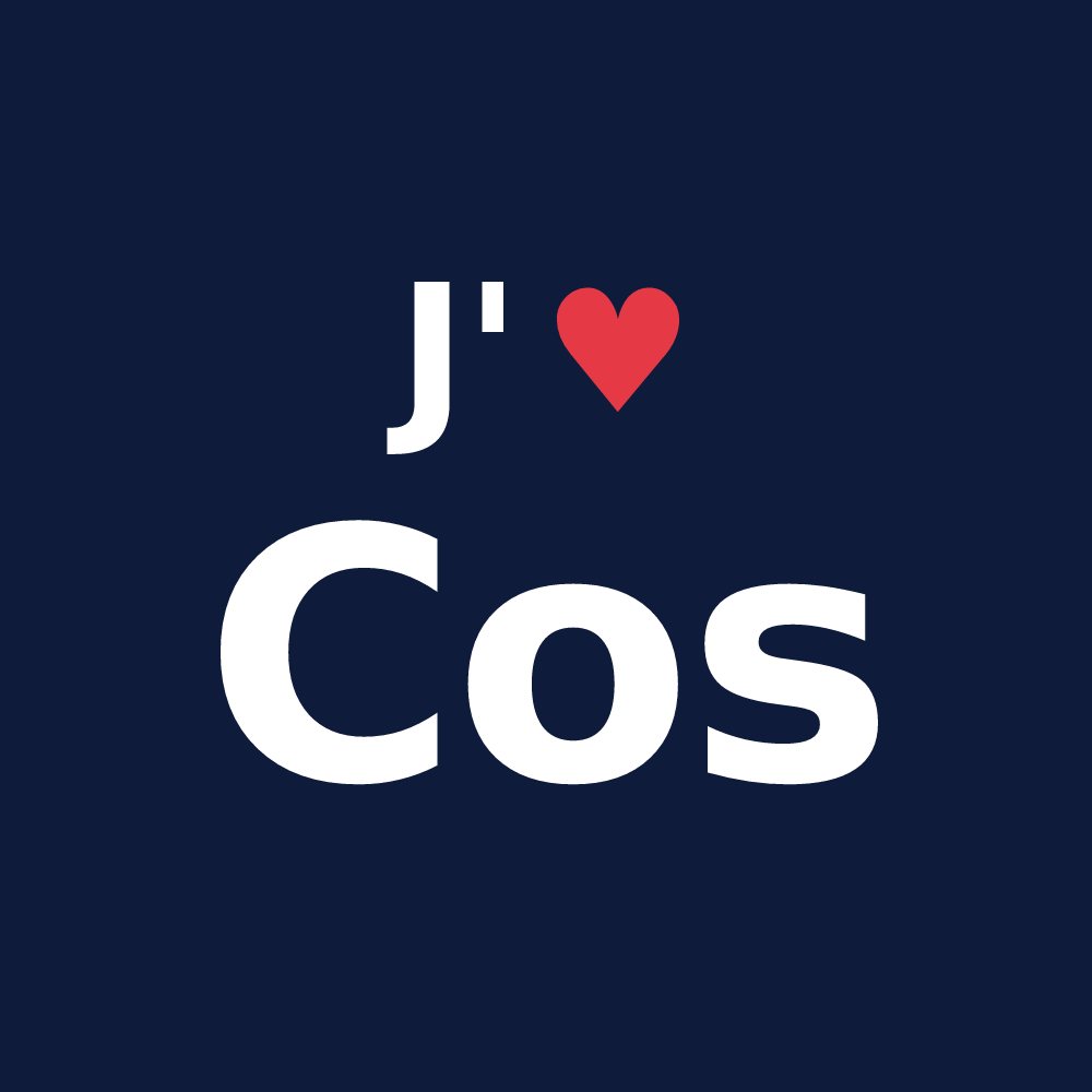 T-shirt personnalisé Cos — design J'aime Cos