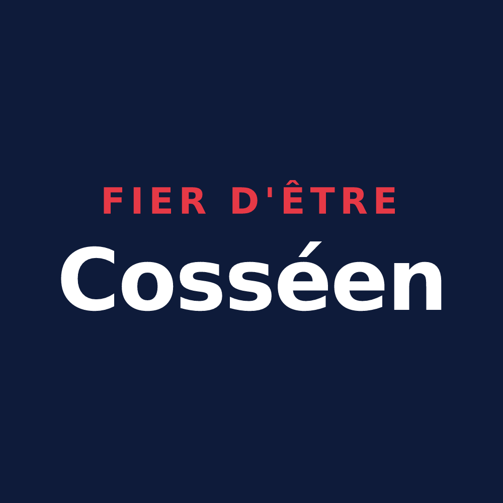 T-shirt « Fier d'être Cosséen » — design pour Cossé-le-Vivien