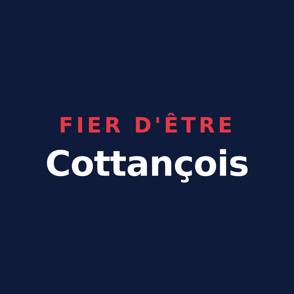 T-shirt « Fier d'être Cottançois » — design pour Cottance