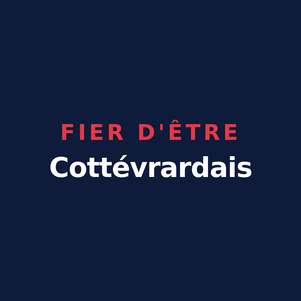 T-shirt « Fier d'être Cottévrardais » — design pour Cottévrard