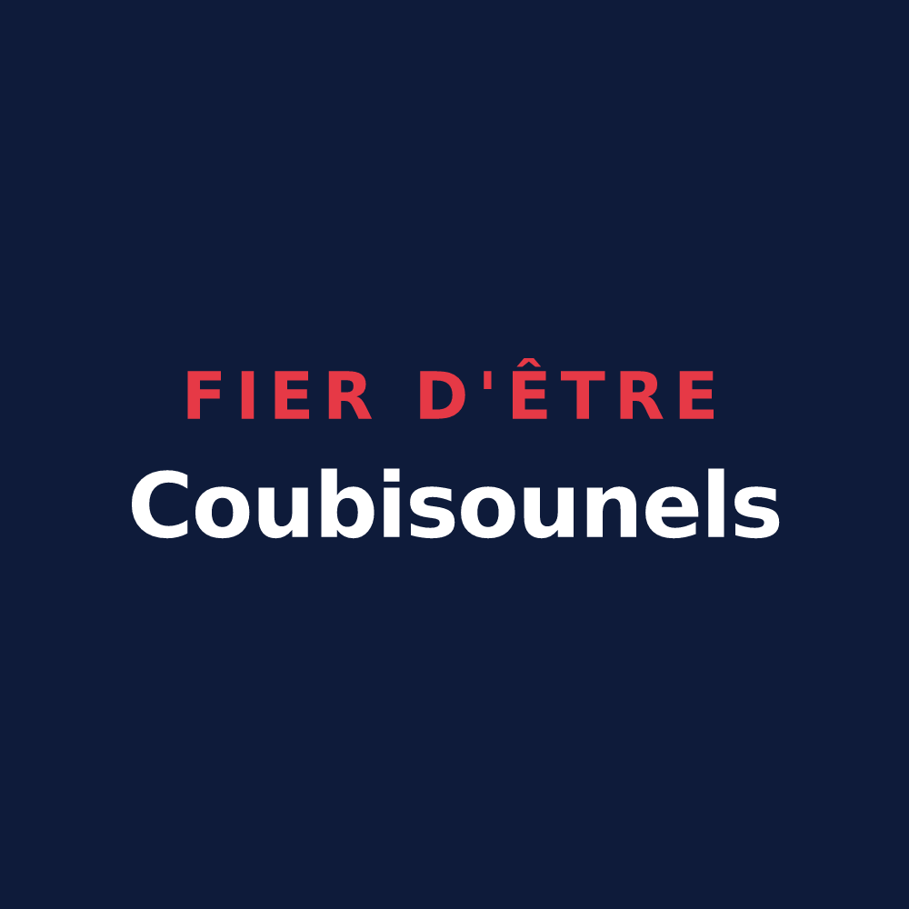 T-shirt « Fier d'être Coubisounels » — design pour Coubisou