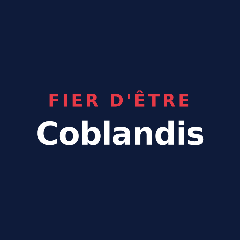 T-shirt « Fier d'être Coblandis » — design pour Coublanc