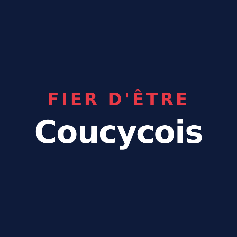 T-shirt « Fier d'être Coucycois » — design pour Coucy-lès-Eppes