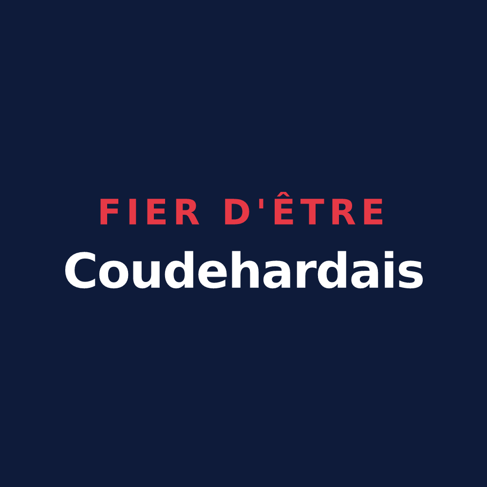 T-shirt « Fier d'être Coudehardais » — design pour Coudehard