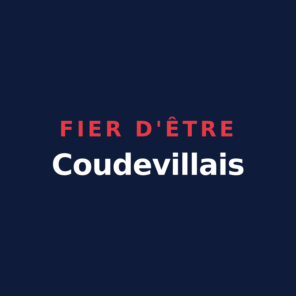 T-shirt « Fier d'être Coudevillais » — design pour Coudeville-sur-Mer